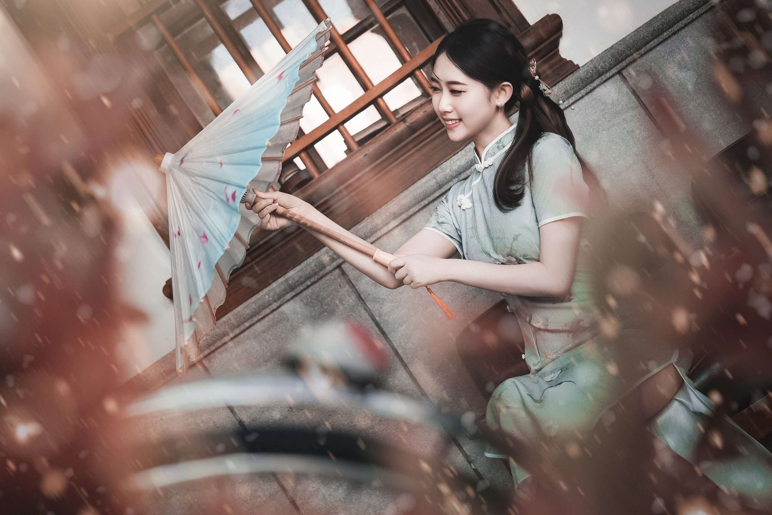 台中特殊造型攝影_女性唯美藝術照_中式旗袍風格藝術寫真_Airfeilla_聚奎居