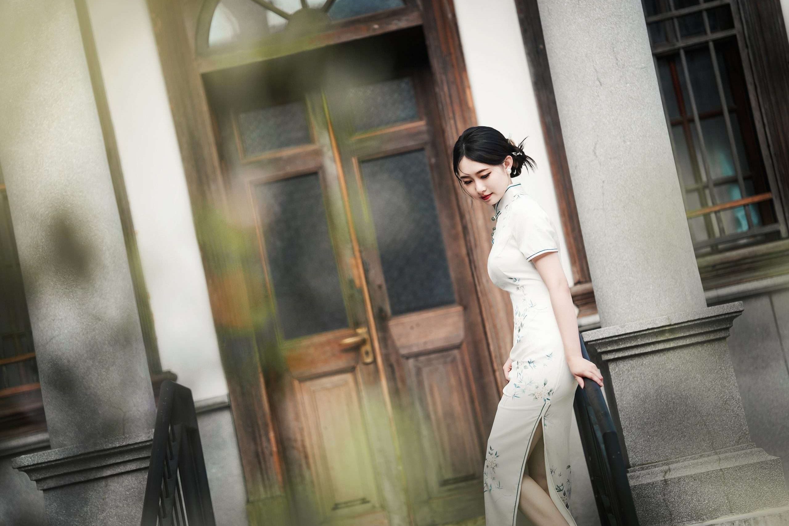 台中特殊造型攝影_女性唯美藝術照_中式旗袍風格藝術寫真_Airfeilla_聚奎居
